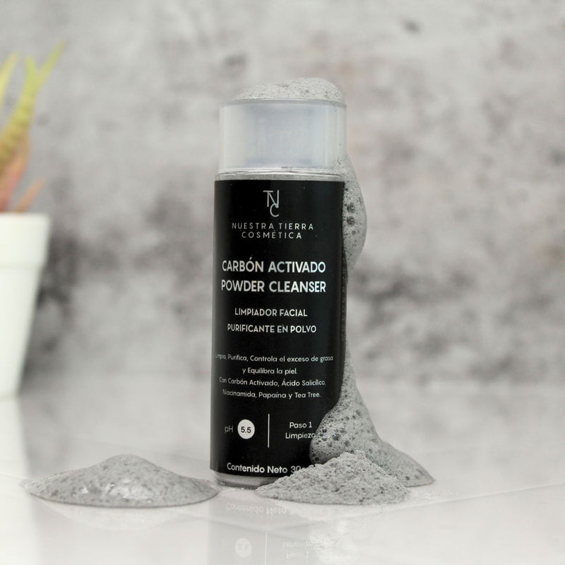 Carbon Activado Powder Cleanser- Limpiador facial en polvo