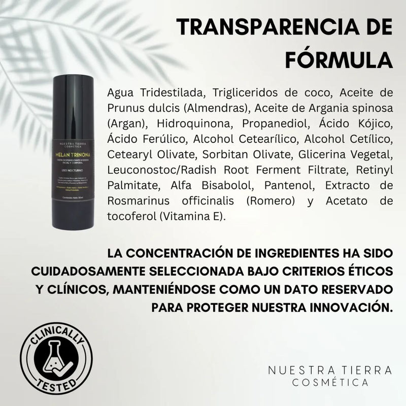 MelanTrinona Crema Despigmentante Intensiva