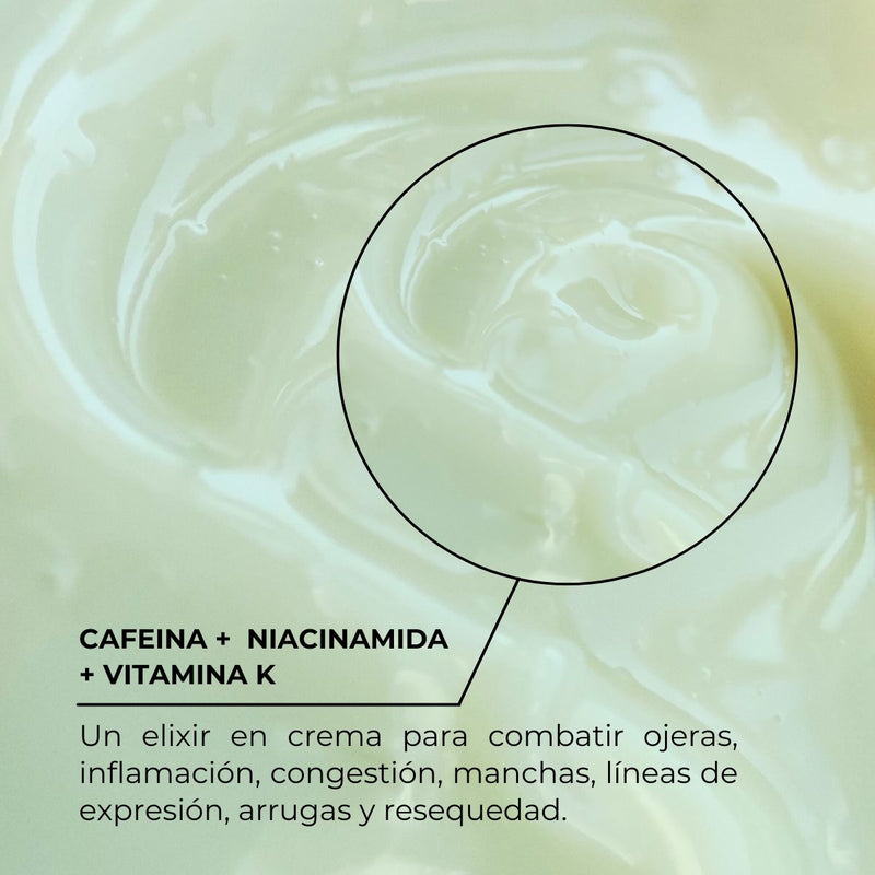 Crema Anti-Ojeras Cafeina + Niacinamida + Vit. K