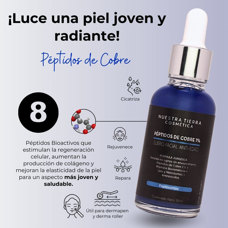 Peptidos De Cobre Suero Facial