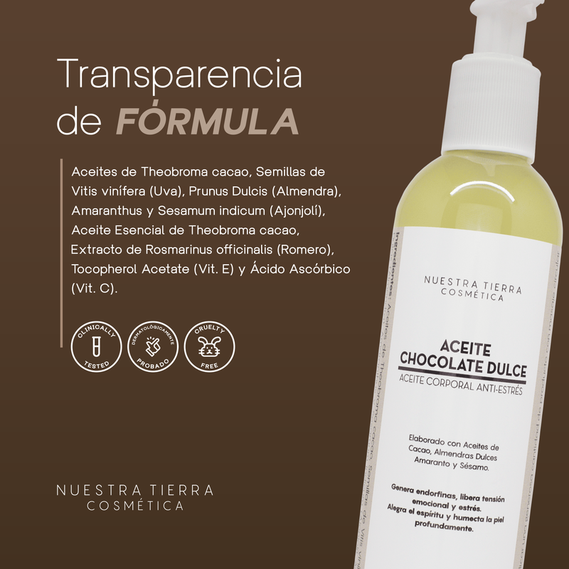 Aceite Corporal Chocolate Dulce