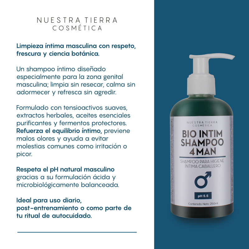 BioIntim 4Man Shampoo para Higiene Intima