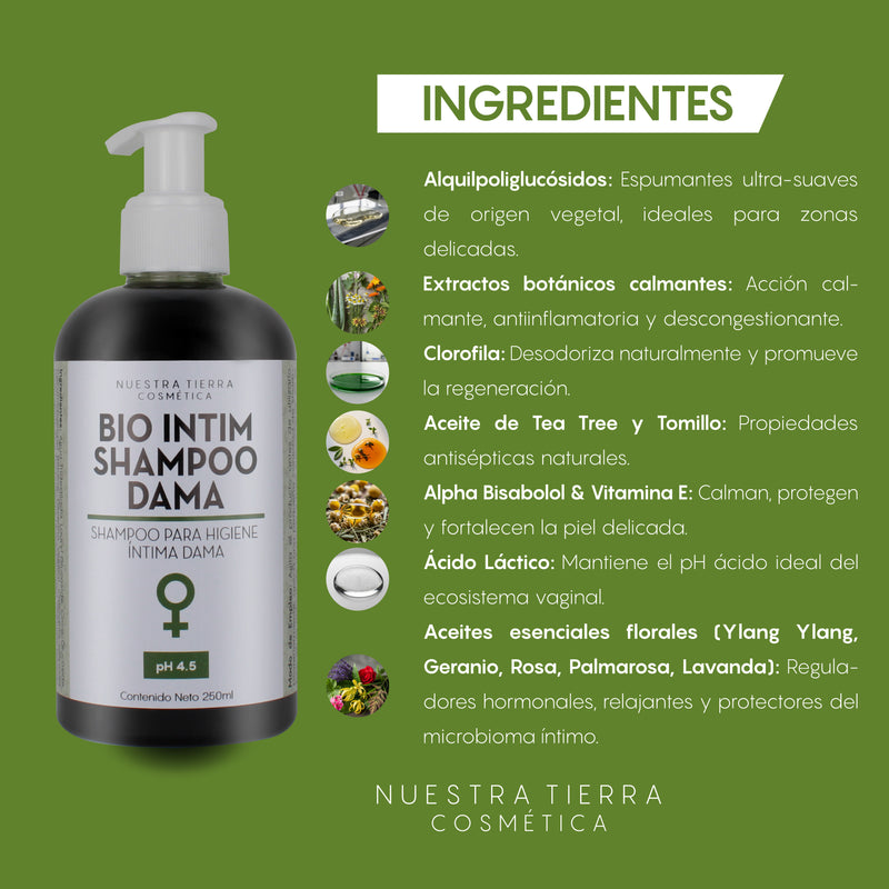 BioIntim Dama Shampoo para Higiene Intima