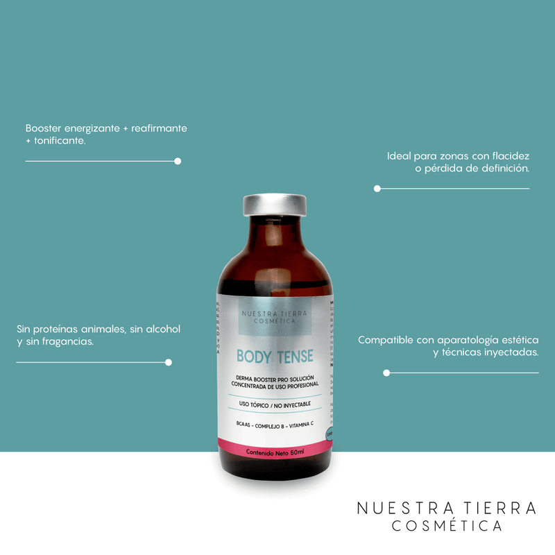 Body Tense Solucion Concentrada Tensora, Reafirmante y Estimulante Muscular Vial