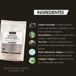 Charcoal Mascarilla Hidro-Plastica Purificante con Carbon Activado, Sauce y Tea Tree