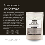 Charcoal Mascarilla Hidro-Plastica Purificante con Carbon Activado, Sauce y Tea Tree