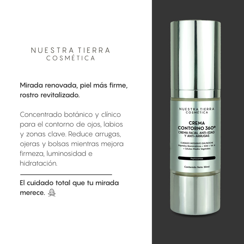 Crema Contorno 360° Anti- edad con péptidos