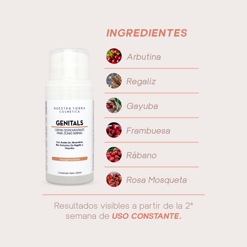 Crema Aclarante para zonas Intimas