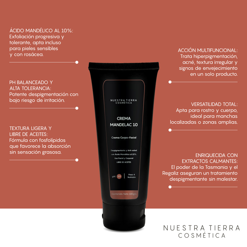 Crema Despigmentante Acido Mandelico 10%