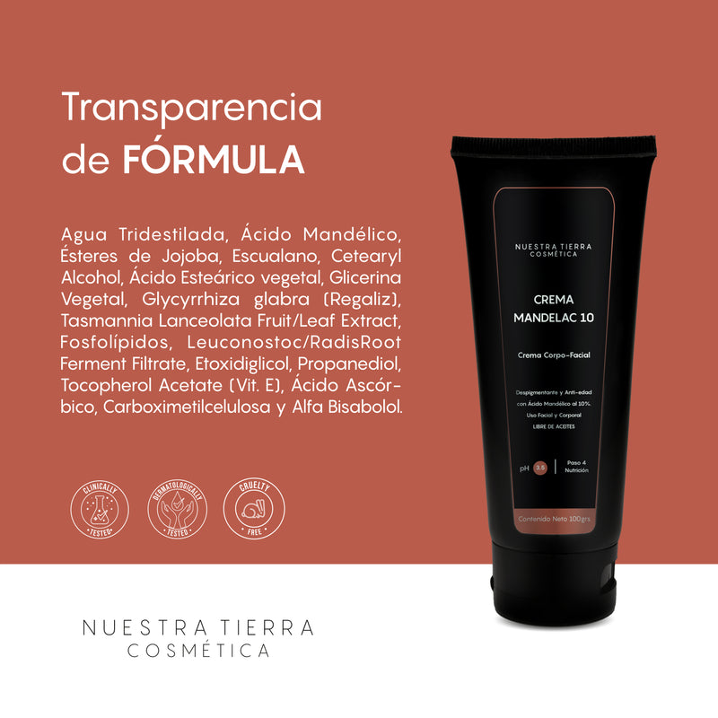 Crema Despigmentante Acido Mandelico 10%
