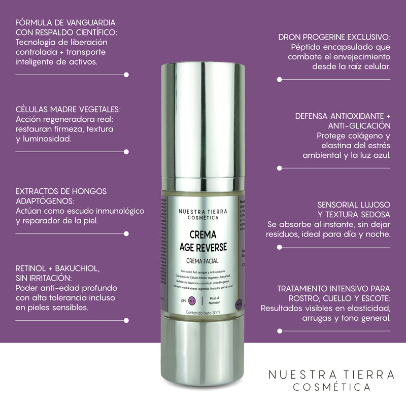 Crema Anti-arrugas Age Reverse Bakuchiol