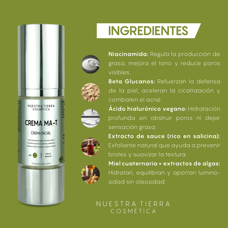 Crema Matificante para cutis graso/mixto