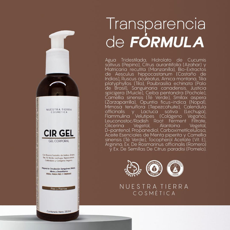 Cir Gel Relajante, Descongestionante y Anti-Varices