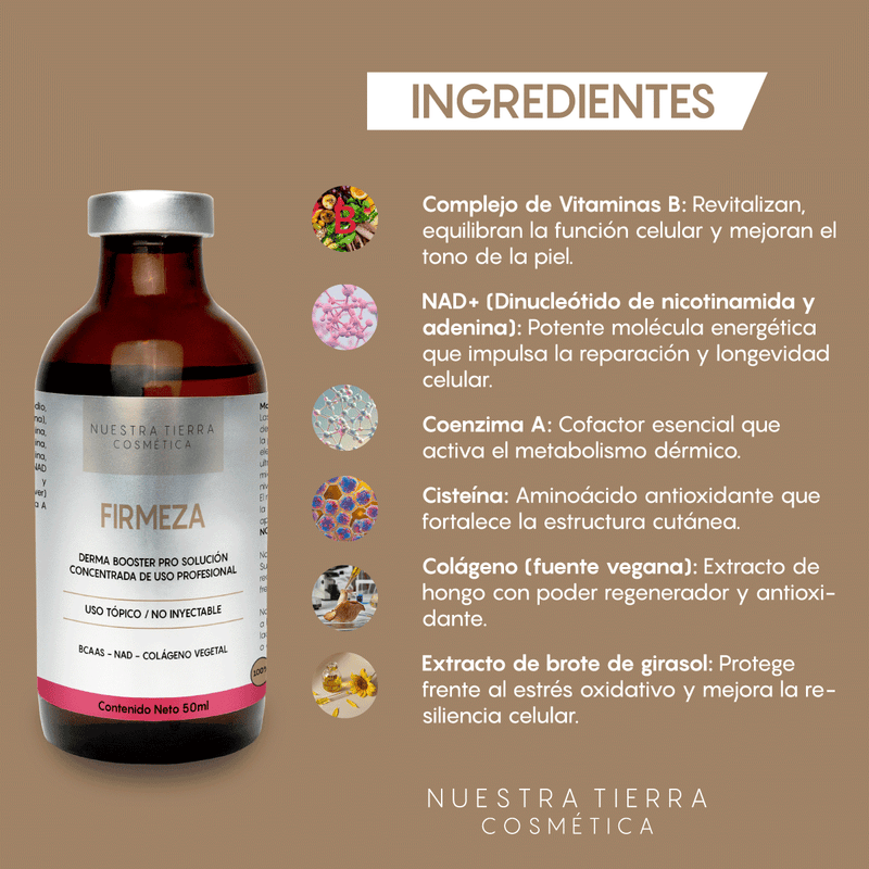 Firmeza Solucion Concentrada Reafirmante y Estimulante Muscular Vial