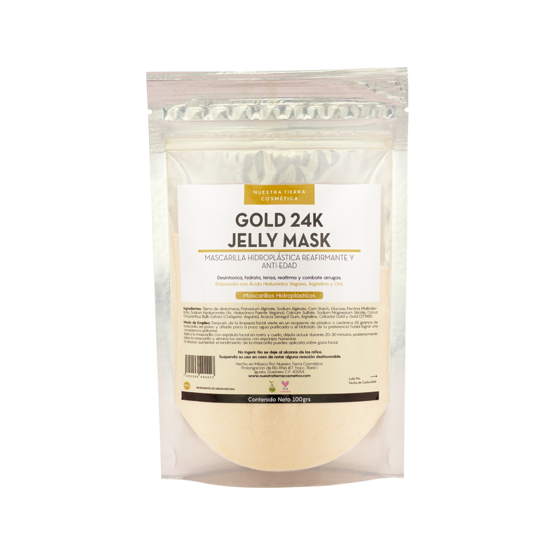 Gold 24K Mascarilla Hidro-Plastica Reafirmante y Anti-Edad con Oro y Argirelina