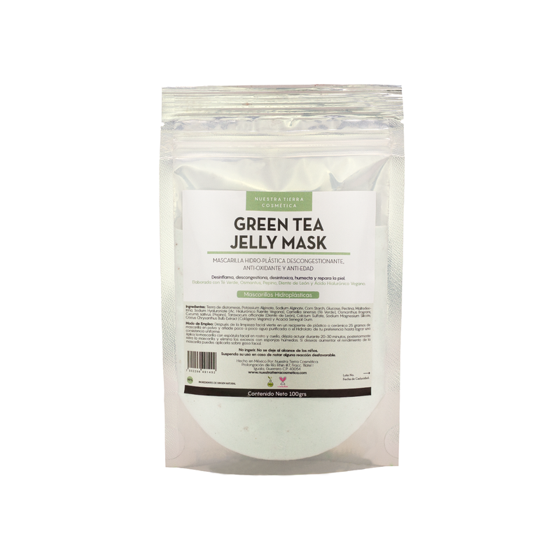 Green Tea Mascarilla Hidro-Plastica Descongestionante y Anti-Oxidante