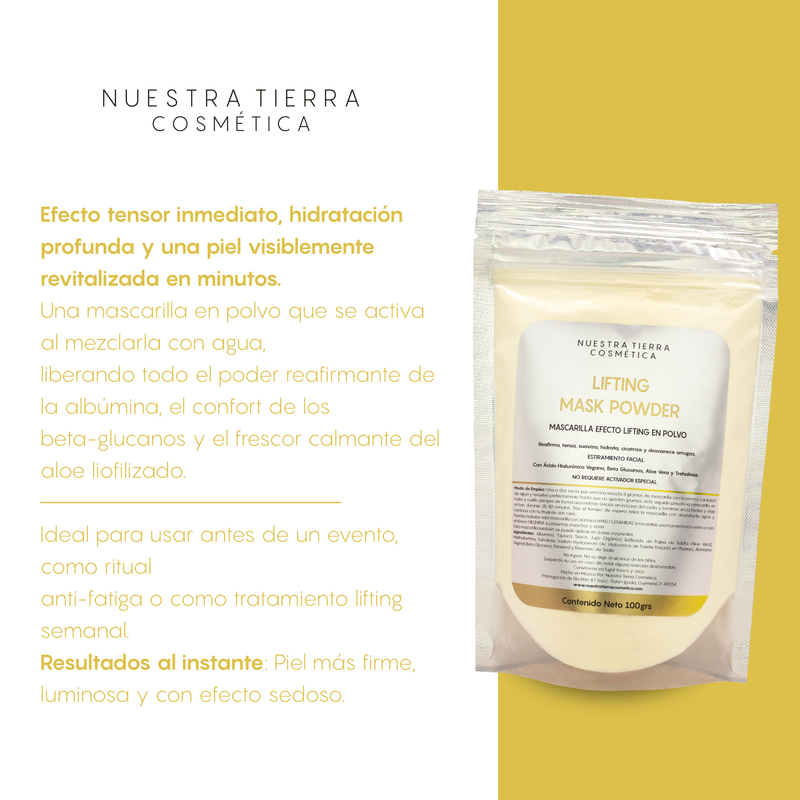 Lifting Mask Powder Mascarilla efecto Lifting