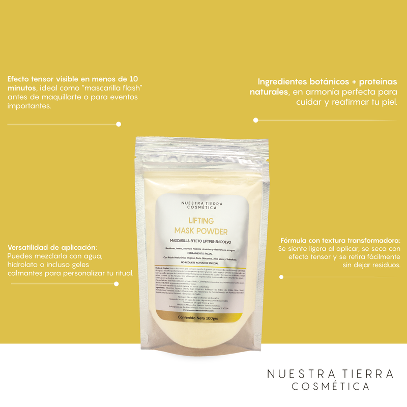 Lifting Mask Powder Mascarilla efecto Lifting