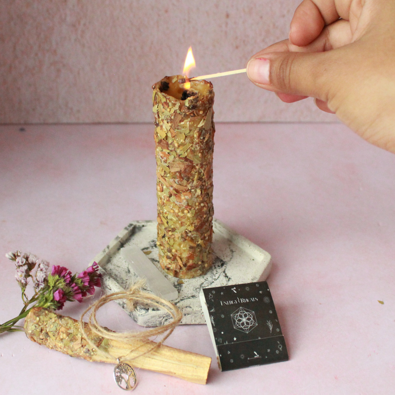 Kit Vela y Palo Santo con Propósito 🕯️🌿
