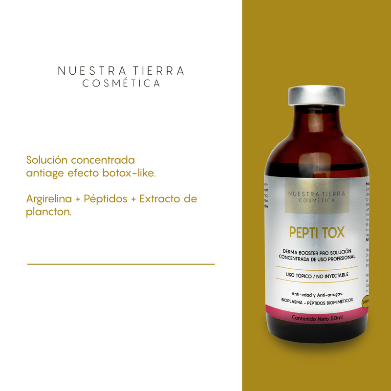 Pepti Tox Solucion Concentrada Anti-arrugas efecto Btox Vial