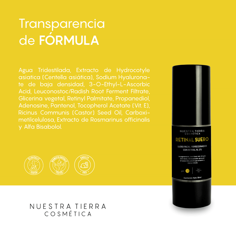 Retinal Suero Despigmentante, Anti-edad y Perfeccionador