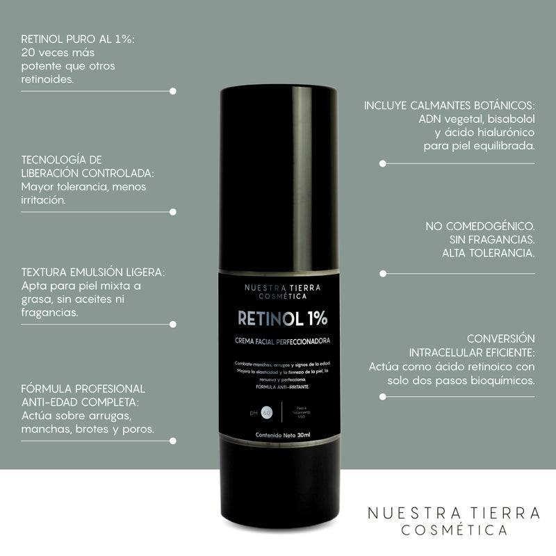 Retinol 1% Crema Facial Perfecccionadora