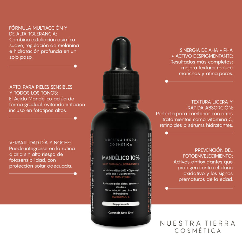 Suero de Acido Mandelico 10%