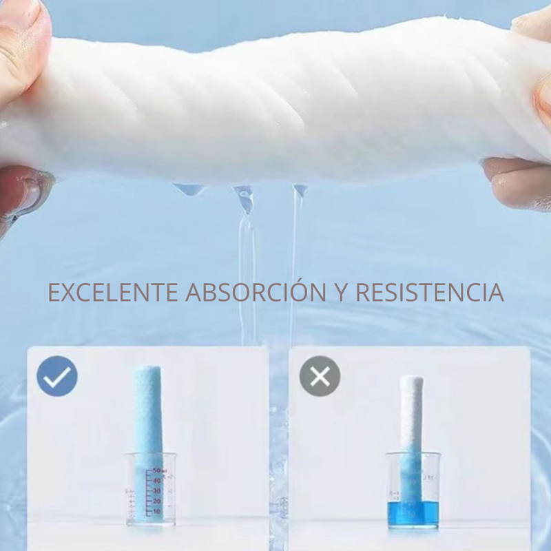 Toallitas Desechables 100% Algodón Para Limpieza Facial Spa