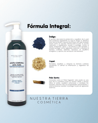 Aceite Corporal Azul Maya - Nuestra Tierra Cosmética Ancestral