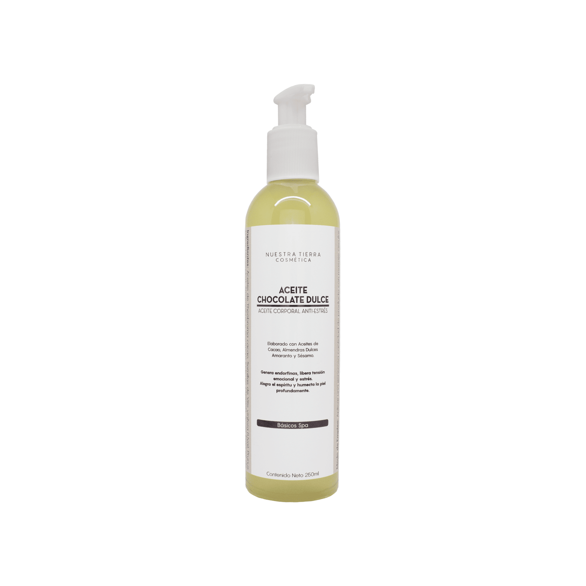 Aceite Corporal Chocolate Dulce - Nuestra Tierra Cosmética Ancestral