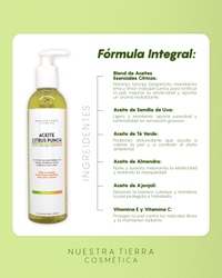 Aceite Corporal Citrus Punch - Nuestra Tierra Cosmética Ancestral