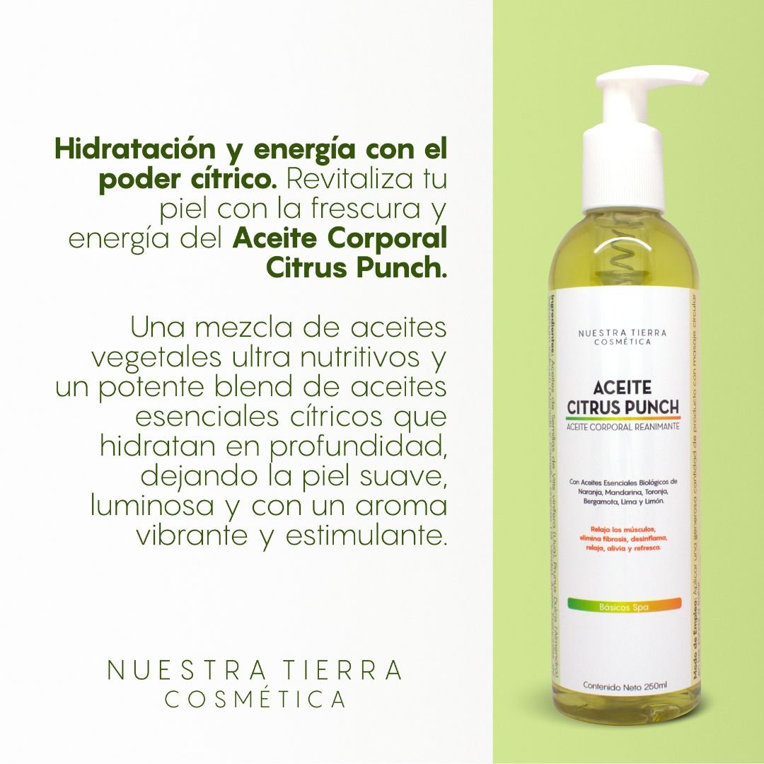 Aceite Corporal Citrus Punch - Nuestra Tierra Cosmética Ancestral