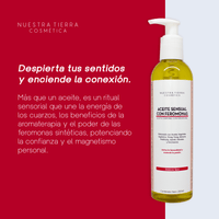 Aceite Sensual con Feromonas - Nuestra Tierra Cosmética Ancestral