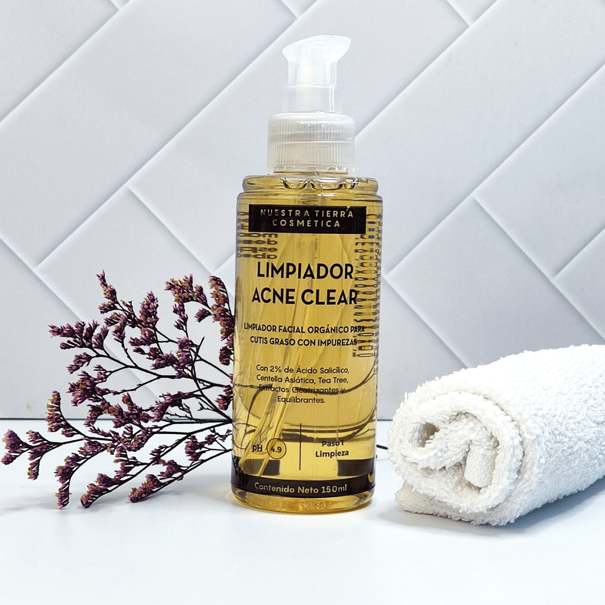 Acne Clear Limpiador con Ac. Salicilico 2% - Nuestra Tierra Cosmética Ancestral