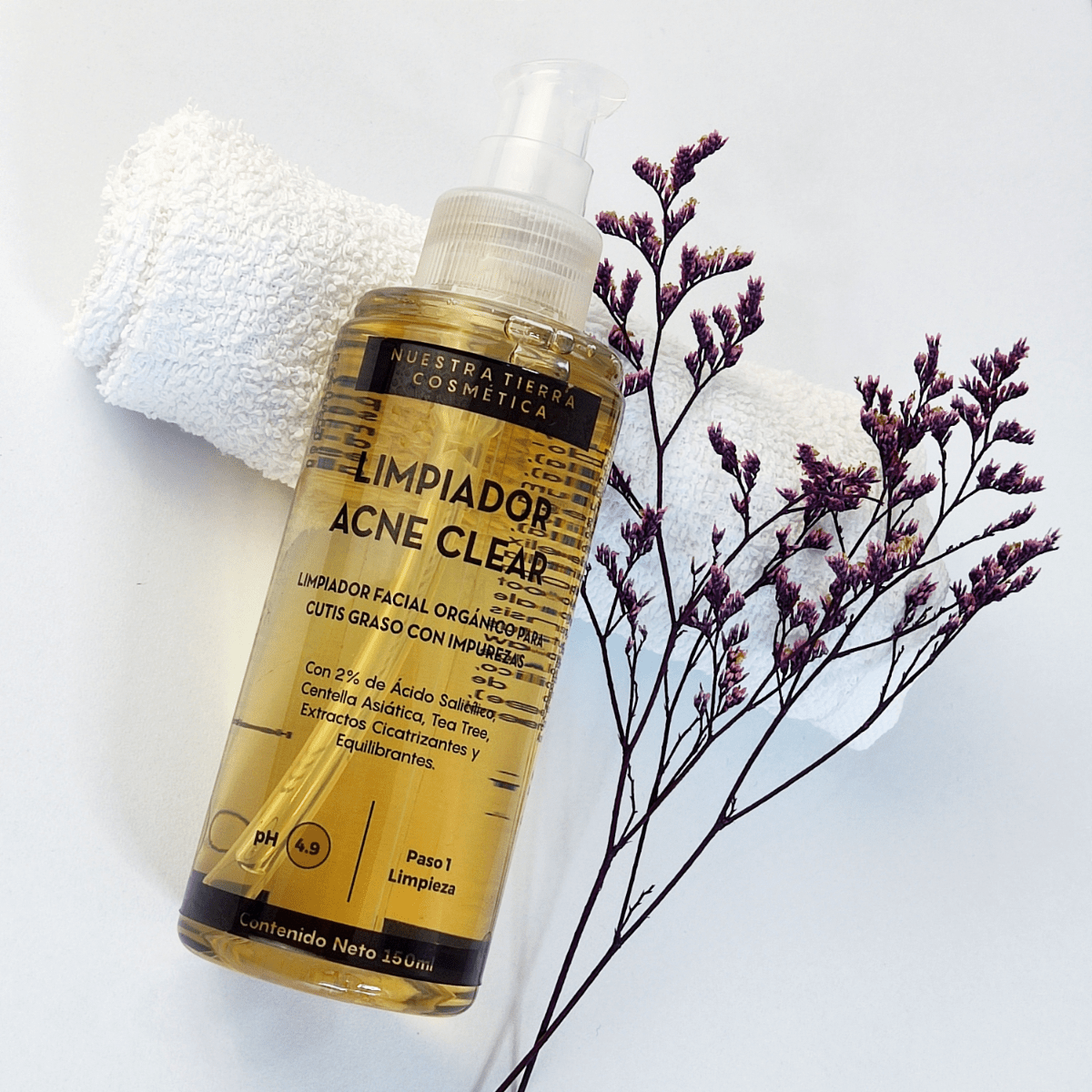 Acne Clear Limpiador con Ac. Salicilico 2% - Nuestra Tierra Cosmética Ancestral