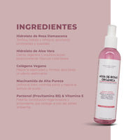 Agua De Rosas Organica Hidratante, Humectante y Regenerante - Nuestra Tierra Cosmética Ancestral