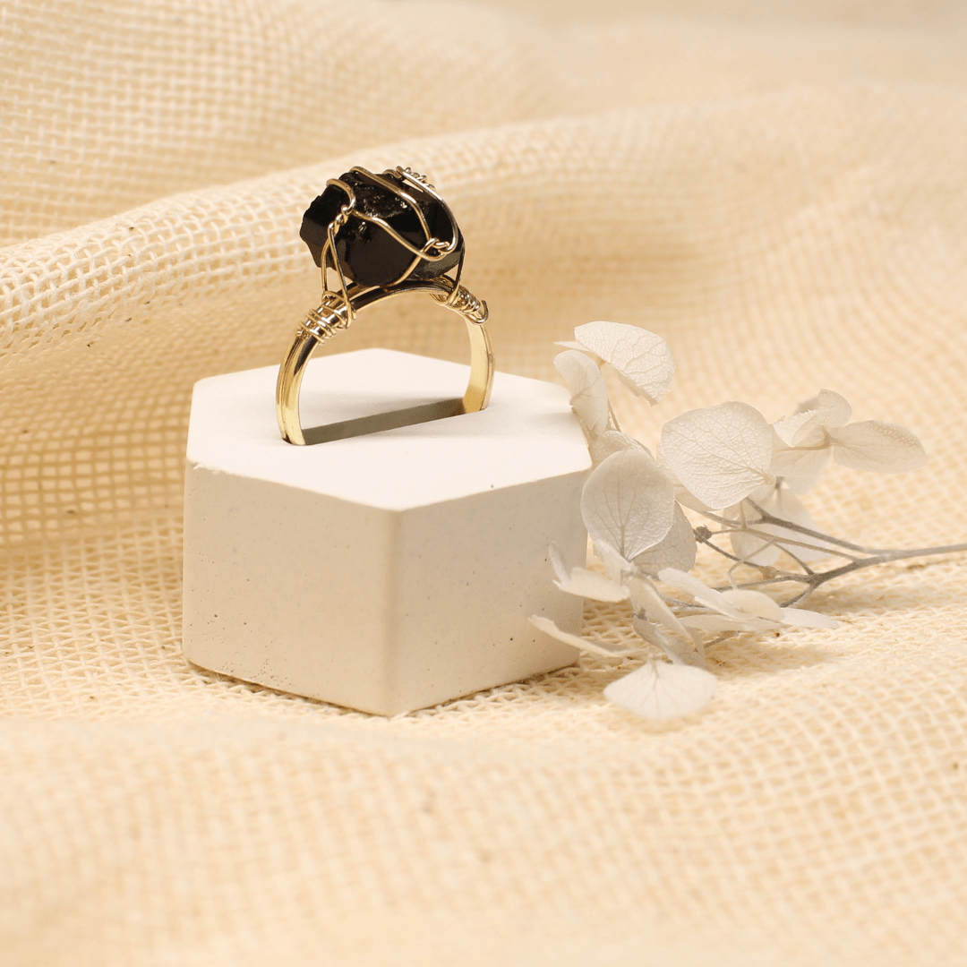 Anillos de poder de Cuarzo Natural 💍✨ - Nuestra Tierra Cosmética Ancestral