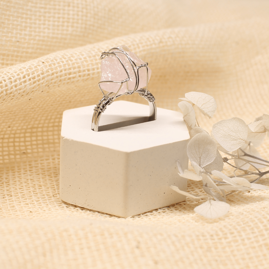 Anillos de poder de Cuarzo Natural 💍✨ - Nuestra Tierra Cosmética Ancestral