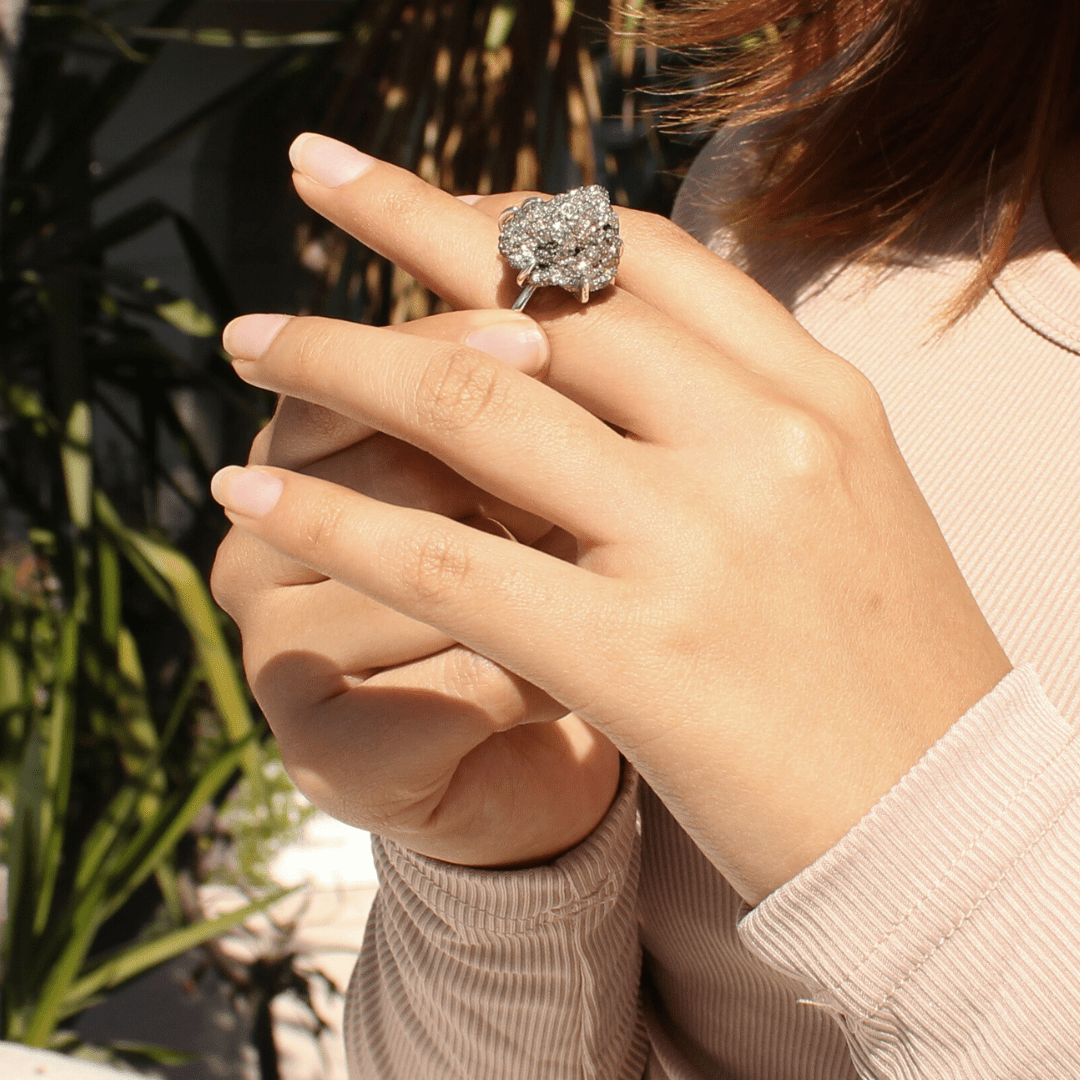 Anillos de poder de Cuarzo Natural 💍✨ - Nuestra Tierra Cosmética Ancestral