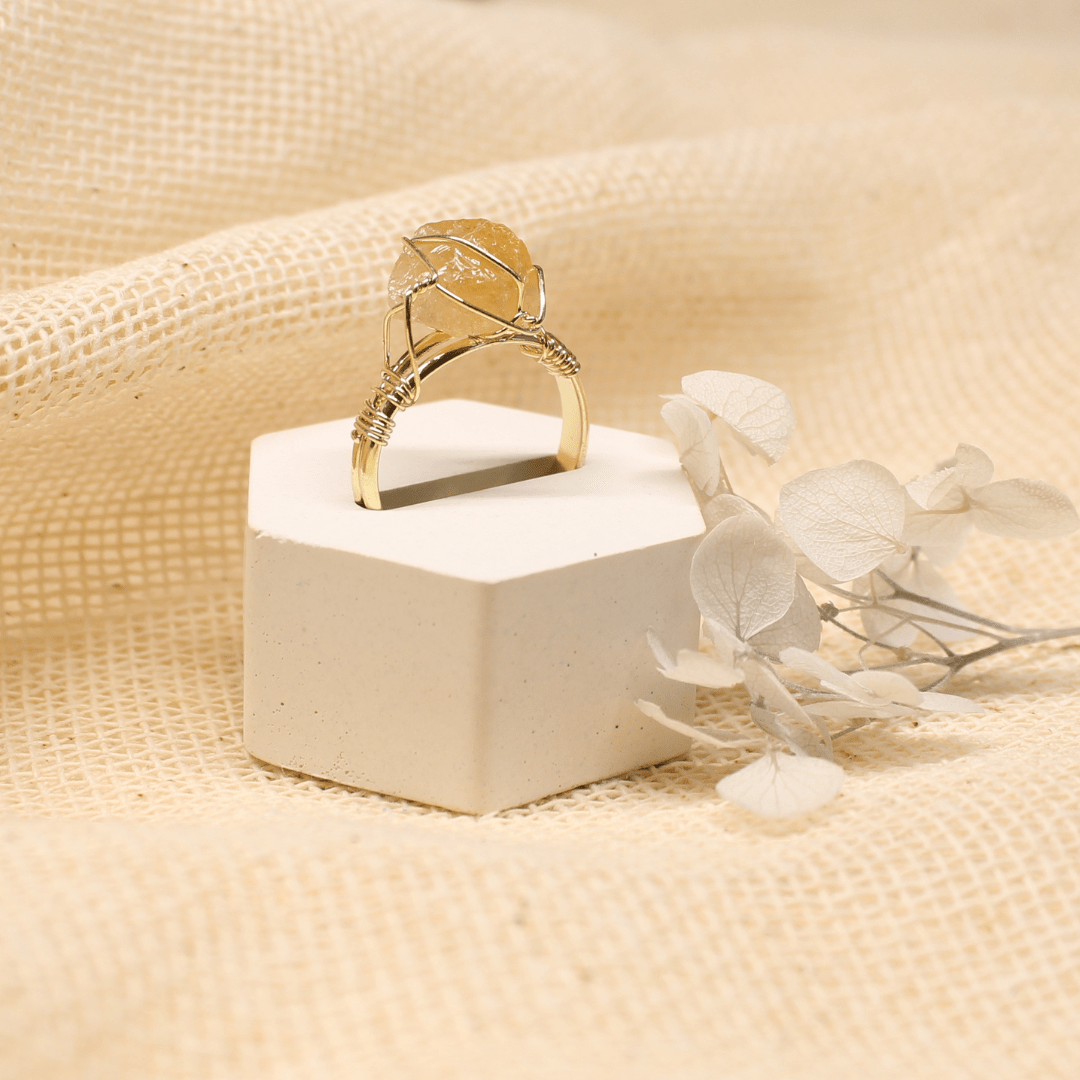 Anillos de poder de Cuarzo Natural 💍✨ - Nuestra Tierra Cosmética Ancestral