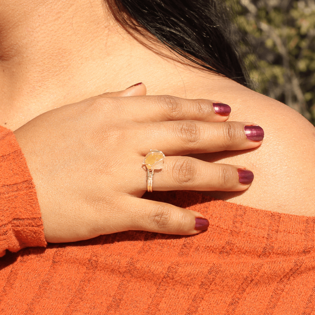 Anillos de poder de Cuarzo Natural 💍✨ - Nuestra Tierra Cosmética Ancestral