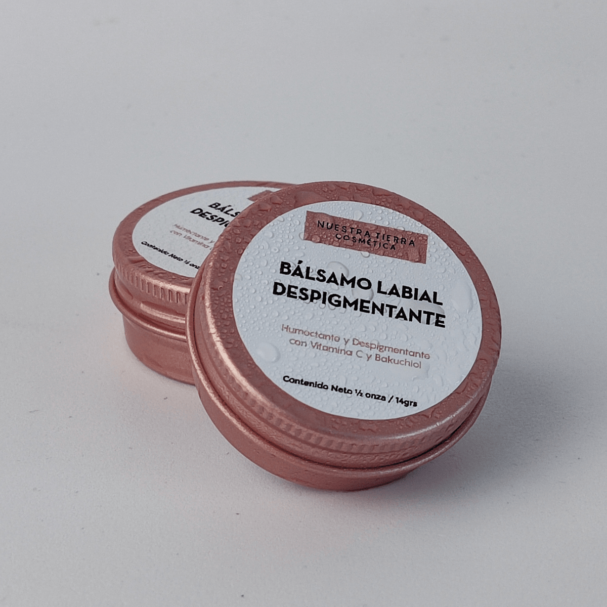 Bálsamo labial despigmentante con Vit. C estable - Nuestra Tierra Cosmética Ancestral