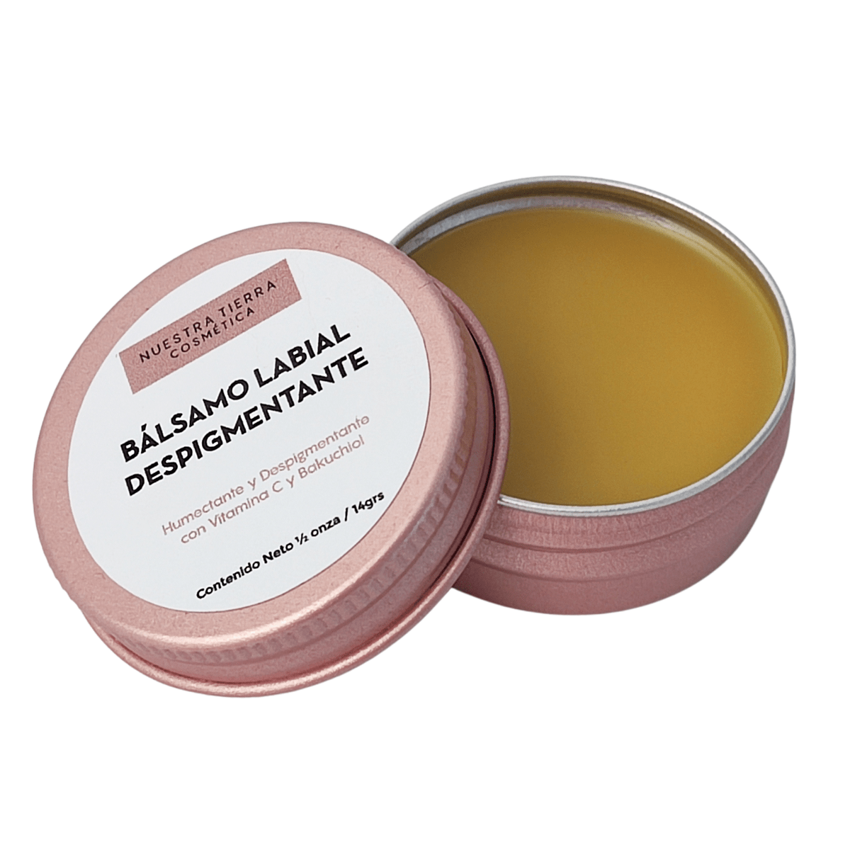 Bálsamo labial despigmentante con Vit. C estable - Nuestra Tierra Cosmética Ancestral
