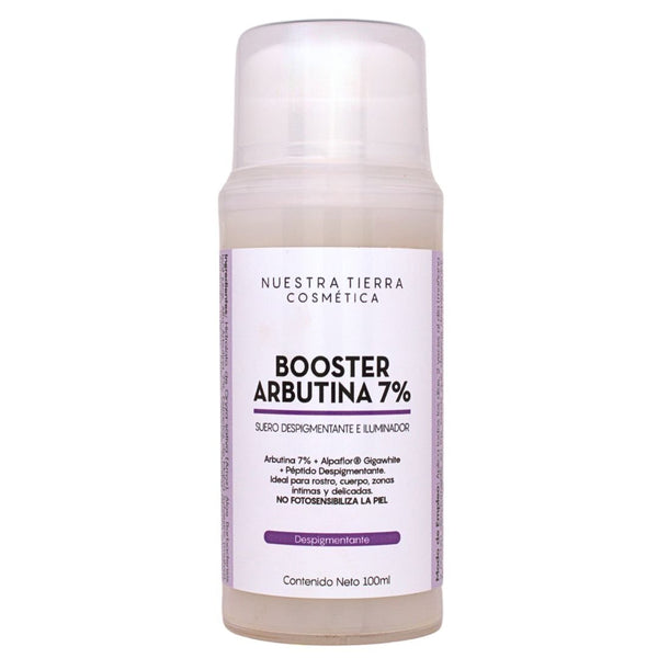 Booster Arbutina 7% Aclarante - Nuestra Tierra Cosmética Ancestral