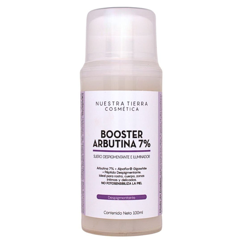 Booster Arbutina 7% Aclarante - Nuestra Tierra Cosmética Ancestral