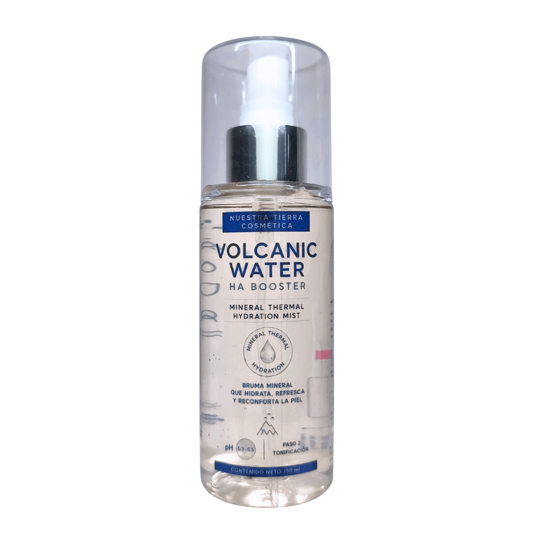 Booster Hidratante Reparador con Agua Volcánica Francesa - Nuestra Tierra Cosmética Ancestral