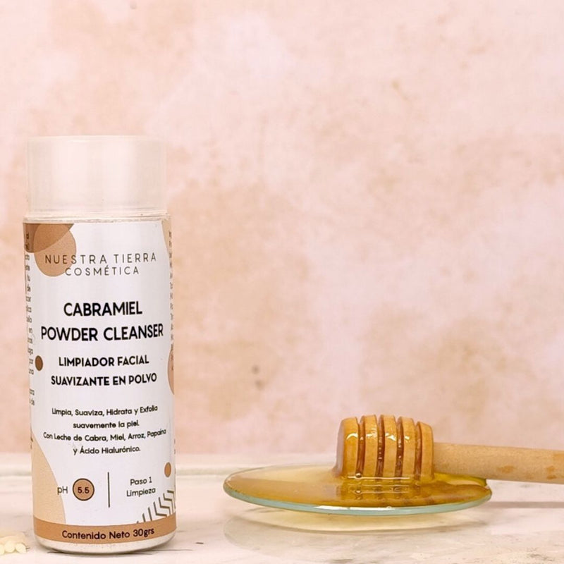 Cabramiel Powder Cleanser - Limpiador facial en polvo - Nuestra Tierra Cosmética Ancestral