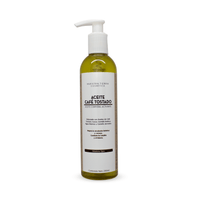 Cafe Tostado Aceite Corporal Drenante ideal para combatir la piel de naranja - Nuestra Tierra Cosmética Ancestral