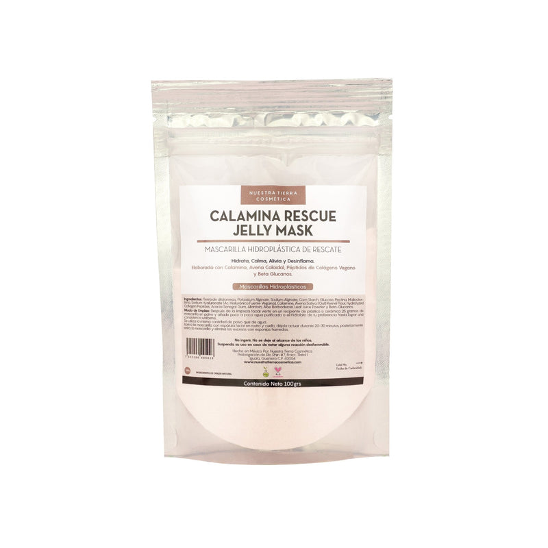 Calamina Rescue Jelly Mask - Mascarilla Hidroplastica con Calamina - Nuestra Tierra Cosmética Ancestral