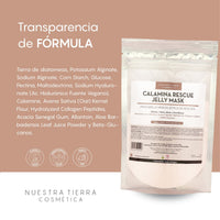 Calamina Rescue Jelly Mask - Mascarilla Hidroplastica con Calamina - Nuestra Tierra Cosmética Ancestral